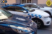 Vehículos de la Policía Nacional y Municipal