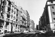 Calle Gamazo hacia la plaza Madrid en 1987