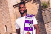 Álex Balboa, en su anuncio oficial como nuevo jugador del Real Valladolid.