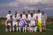 Los jugadores del Real Valladolid posan con una camiseta en apoyo al Doctor Lomo.