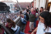 Momento del pregón de las fiestas de Valladolid en 2025.