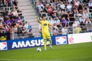 Aceves, en el último amistoso, ante el Groningen.