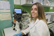 Sara López Vázquez, investigadora en el Instituto de Biomedicina y Genética Molecular de Valladolid