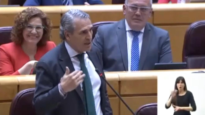 Sanz Vitorio pregunta a Puente en el Senado