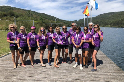 Parte del equipo de Las Vallkirias del Pisuerga. / E. M.