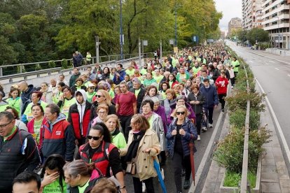 XII Marcha Valladolid Contra el Cáncer organizada por la AECC.- ICAL