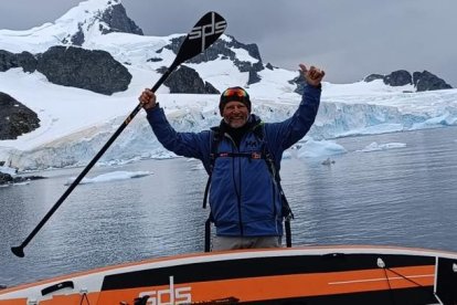 El vallisoletano Antonio de la Rosa en su nueva expedición a la Antártida