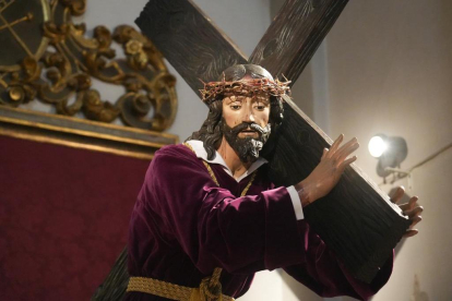 Imagen de Nuestro Padre Jesús con la Cruz a Cuestas ubicada en el convento de San Quirce y Santa Julita