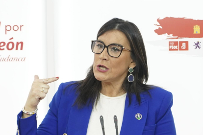 La secretaria de Organización del PSCyL, Ana Sánchez