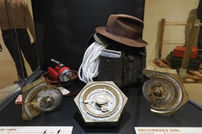 Exposición sobre Indiana Jones en el museo de la Ciencia.