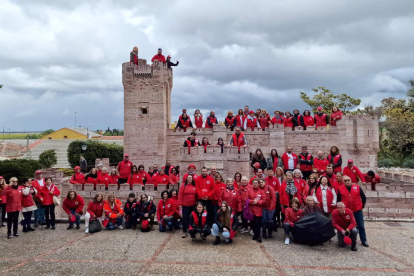 Encuentro Provincial de Voluntariado de Cruz Roja celebrado en Olmedo (Valladolid)