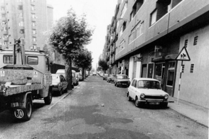 La calle Doctor Moreno en 1984