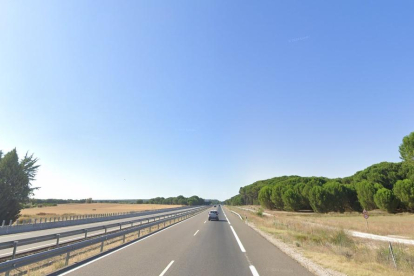 A-601 a la altura de Aldeamayor de San Martín (Valladolid).