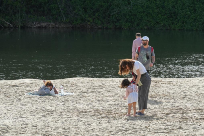 Playa de Las Moreras de Valladolid.