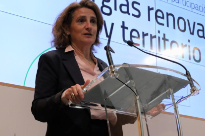 Teresa Ribera, ministra de Transición Ecológica y Reto Demográfico.