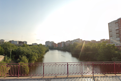 Río Pisuerga en Valladolid
