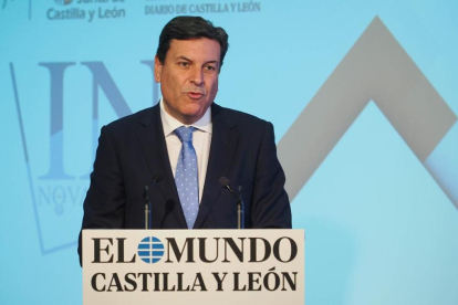 El consejero de Economía y Hacienda, Carlos Fernández Carriedo