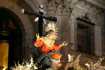 Imagen del archivo de la talla 'Nuestra Madre la Virgen de los Dolores de la Vera Cruz' de Gregorio Fernández.