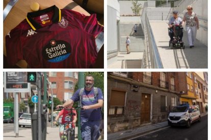 La tercera equipación del Real Valladolid, la apertura del paso de Padre Claret, una nueva ola de calor y el edificio okupado en la calle Asunción