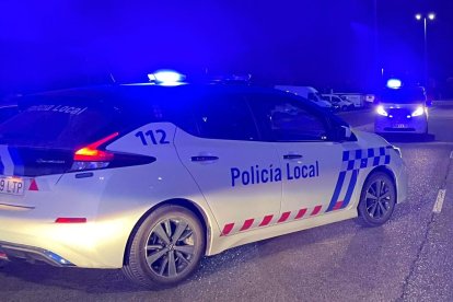 Imagen de la Policía Local de Arroyo tras interceptar al sospechoso que se dio a la fuga