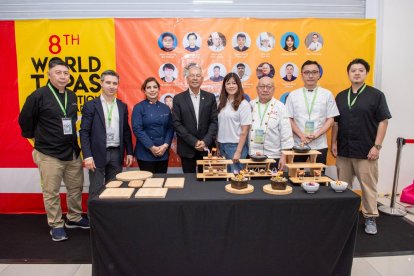 Imagen del I Concurso de Tapas de Kuching, en Malasia.