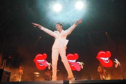 Concierto de Mika en la plaza Mayor de Valladolid en las Fiestas de San Lorenzo