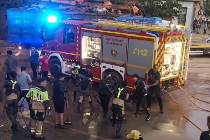 Cuerpo de Bomberos del Ayuntamiento de Valladolid en Aldaia