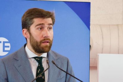 El concejal Francisco Blanco en la inauguración de  InnovaTE Valladolid.