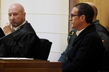 David Maroto en la primera sesión del juicio por el asesinato de Paloma e India