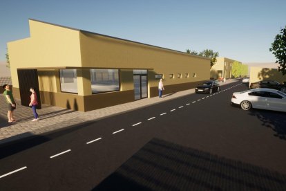 Render del proyecto ganador de la licitación del futuro cuartel de la Guardia Civil en Aldeamayor.