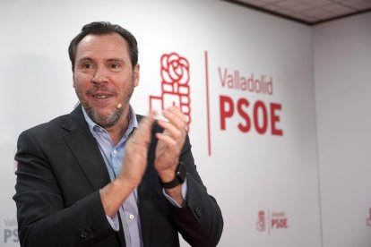 El secretario general electo del PSOE de Valladolid, Óscar Puente, en una imagen de archivo.