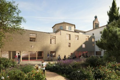 Infografía del centro del vino de Las Catalinas.