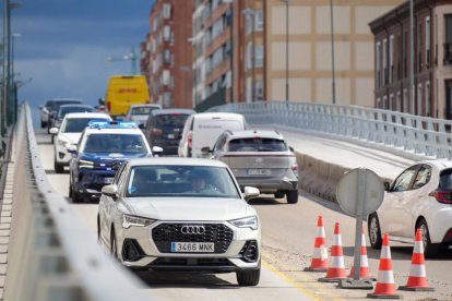 Obras en el viaducto de Arco Ladrillo