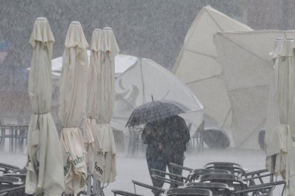 Tormenta en Valladolid