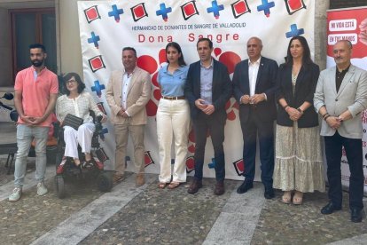 Presentación de la maratón motera de donación de sangre de la Diputación de Valladolid