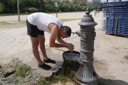 Tercer día de la primera ola de calor en Valladolid