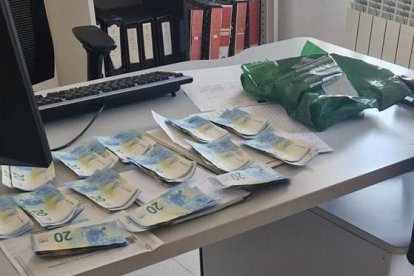 Dinero encontrado por un vecino de La Mudarra (Valladolid).
