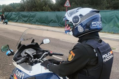 Imagen de un agente de la Policía Nacional