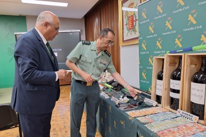 Efectos sustraídos tras desarticular una ramificación de la banda del BMW