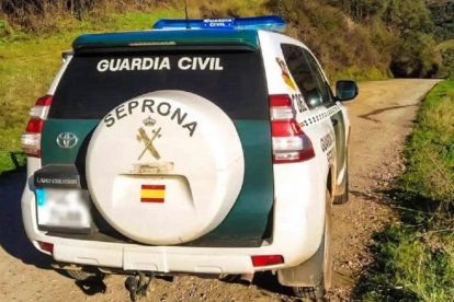 Vehículo de la Guardia Civil.