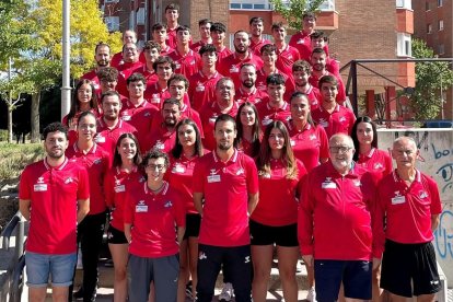 Árbitros de balonmano en Valladolid.