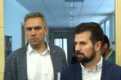 Una imagen de archivo de Javier Izquierdo y Luis Tudanca