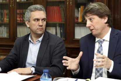 Javier Izquierdo y Carlos Martínez Mínguez en una foto de archivo.