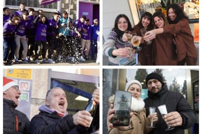 Celebración por la Lotería de Navidad 2025
