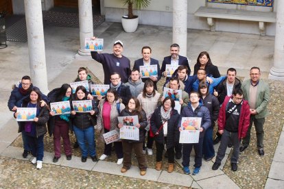 Presentación del calendario de 2026 de la asociación Down Valladolid