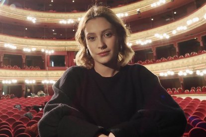 Ana Garcés, actriz vallisoletana, este miércoles en el Calderón.