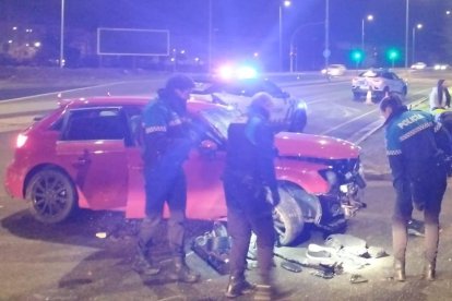 imagen del accidente en la VA-20