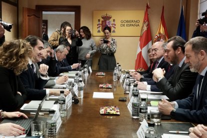 Reunión del Consejo de Administración de la Sociedad Valladolid Alta Velocidad, en una imagen de archivo