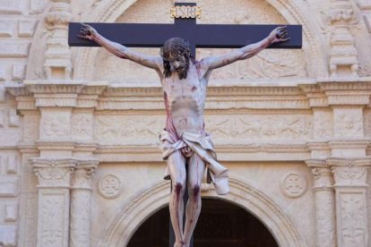 Procesión del Santísimo Cristo de la Luz en Valladolid.