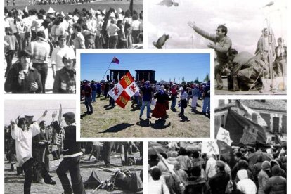 Celebración de Villalar en diferentes años